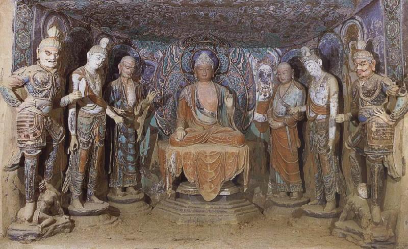 Dennis Miller Bunker Buddha and bodhisattva-s Spain oil painting art